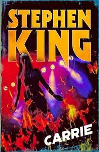 Cover for the paperback Halloween edition of Carrie by Stephen Kind