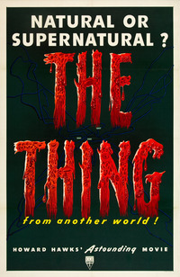 The Thing From Another World 1950 movie poster